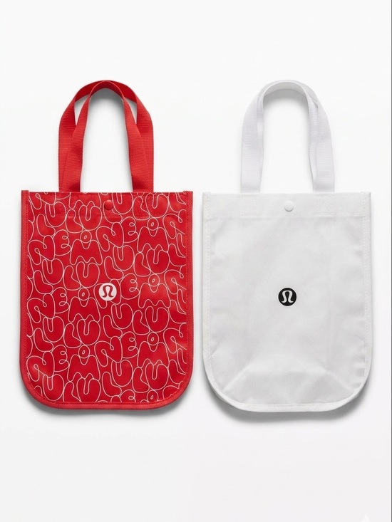 lululemon athletica Handbags - Lululemon Athletica Small Reusable Tote Bags (2)